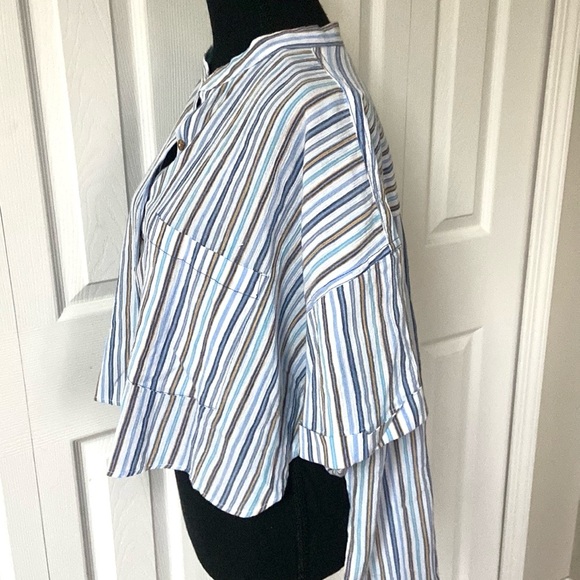 NWT Free People Sunday Morning Short Sleeve Sleep Shirt - Picture 8 of 16